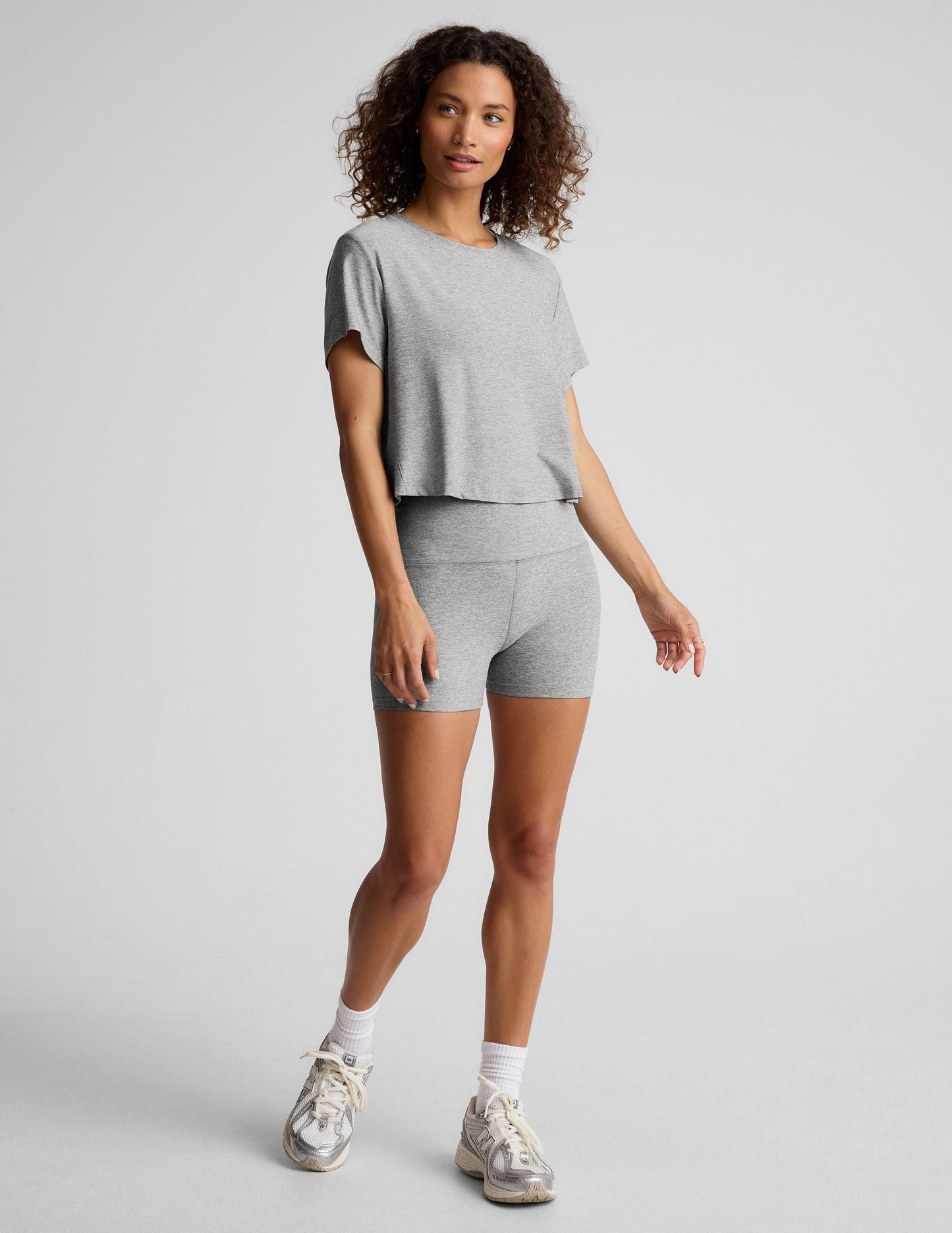 Beyond Yoga Featherweight Supreme Cropped Tee