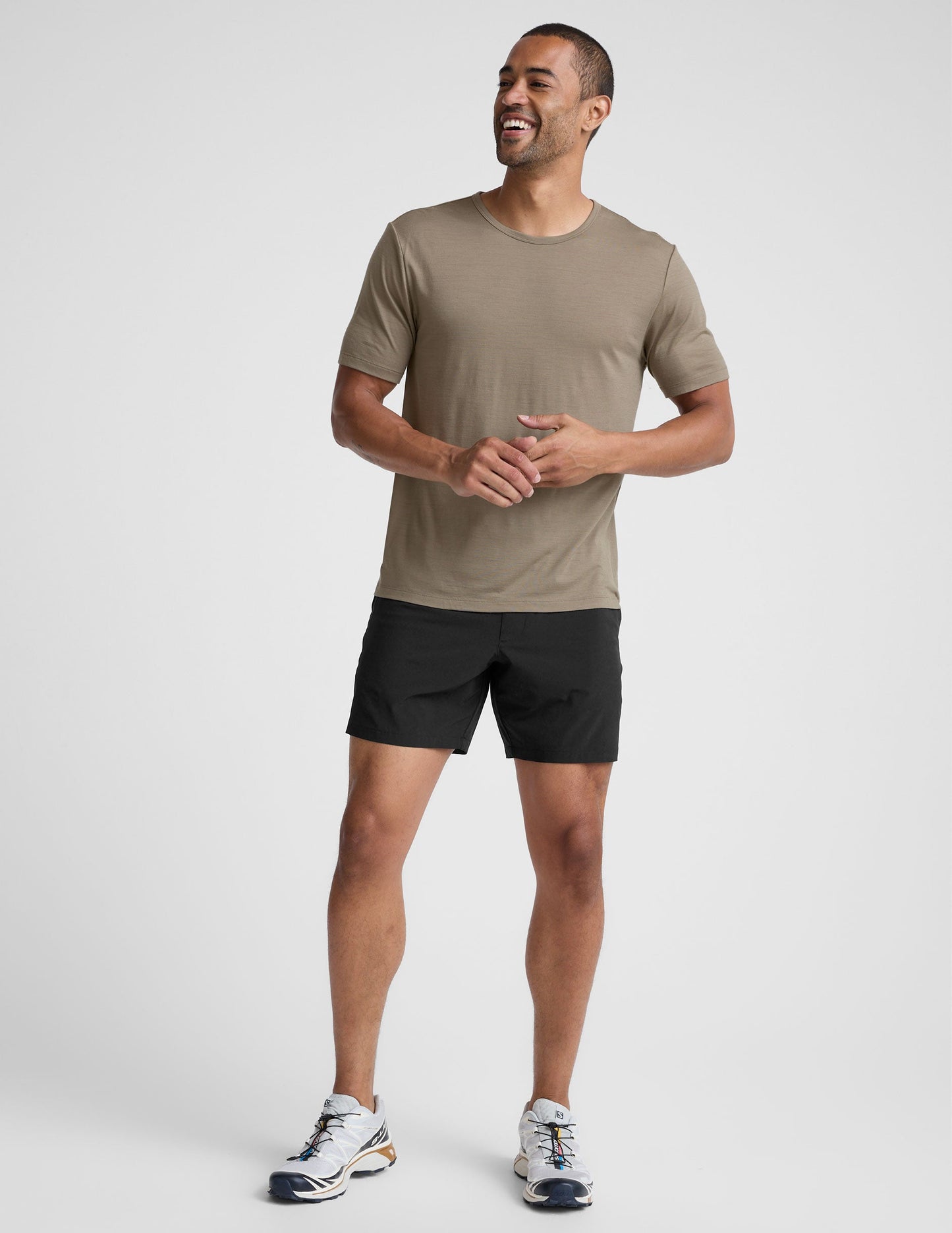 Beyond Yoga Warm Wick Merino Wool Short Sleeve Crew