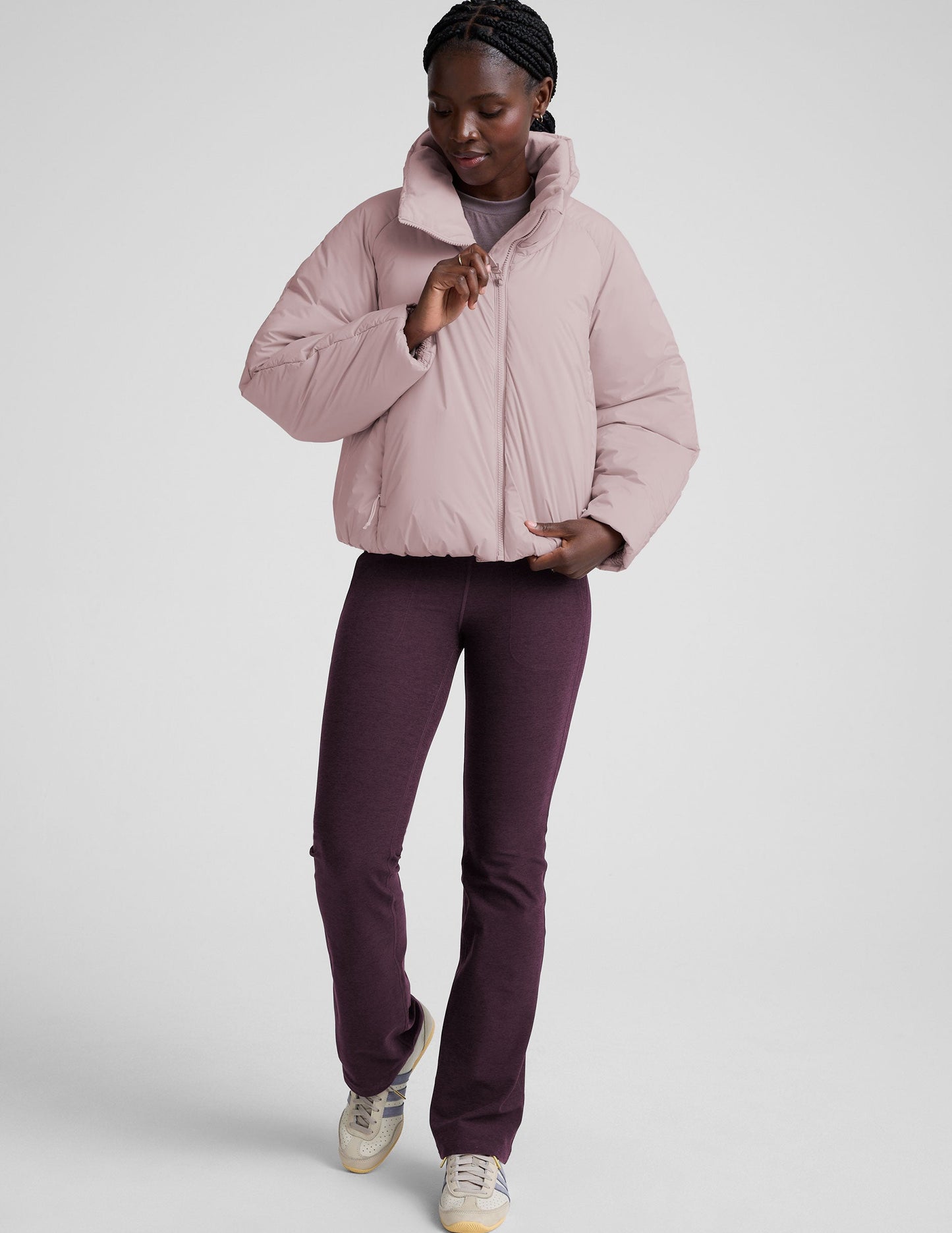 Beyond Yoga Warm Up Puffer Jacket