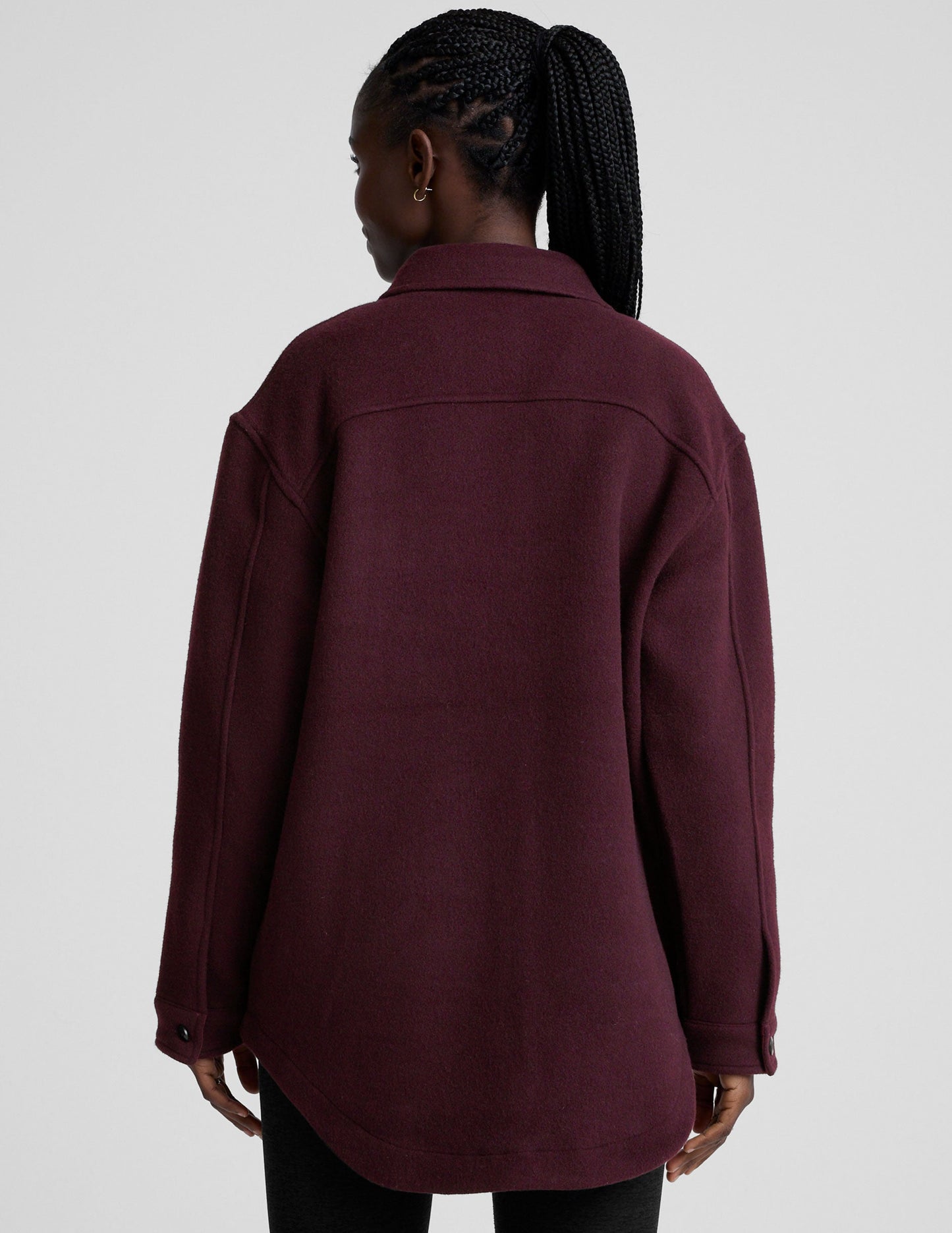 Beyond Yoga Insulated Wool Shirt Jacket