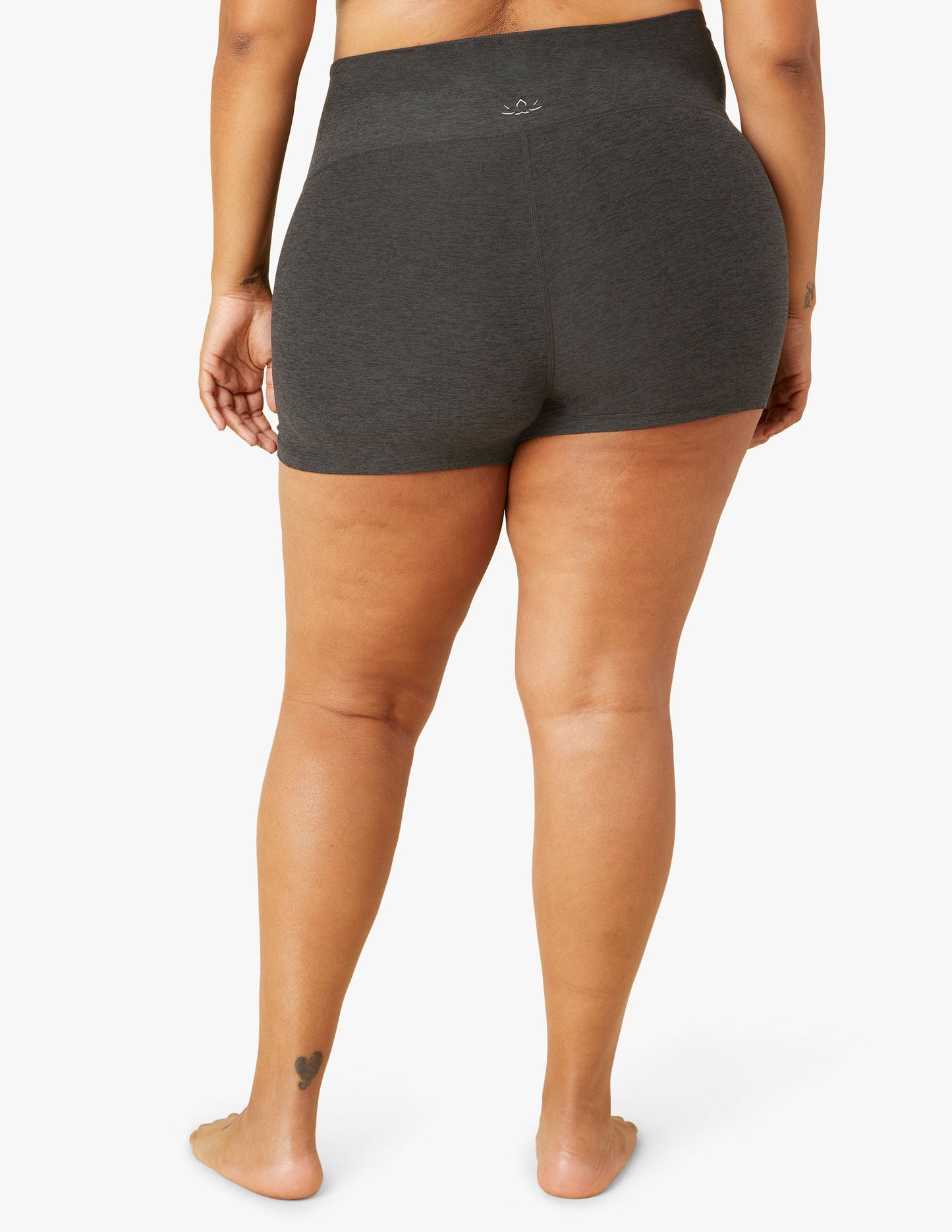 Beyond Yoga Women's High Waisted 3" Spacedye Running Shorts - Darkest Night