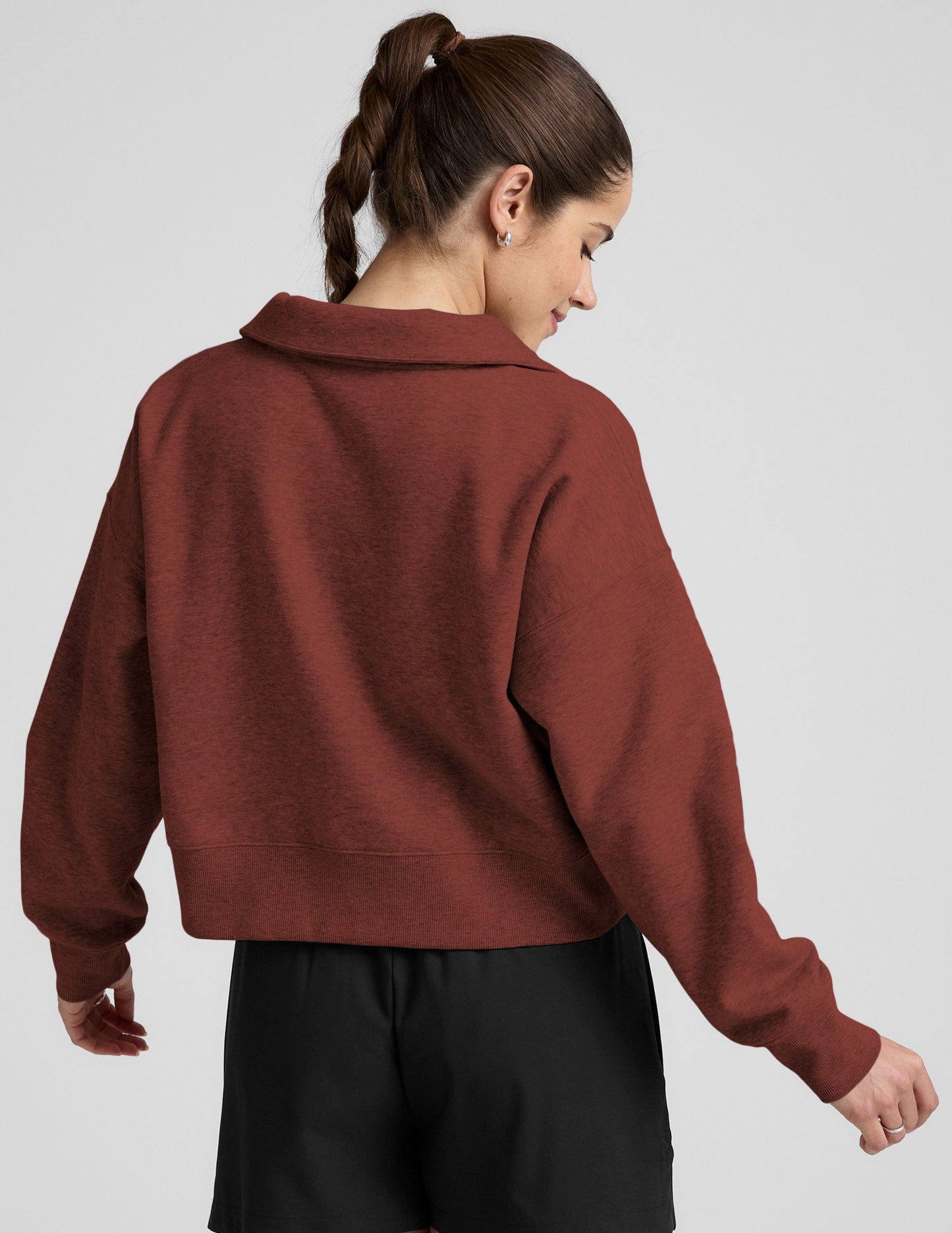 Beyond Yoga LuxeFleece Collared Sweatshirt