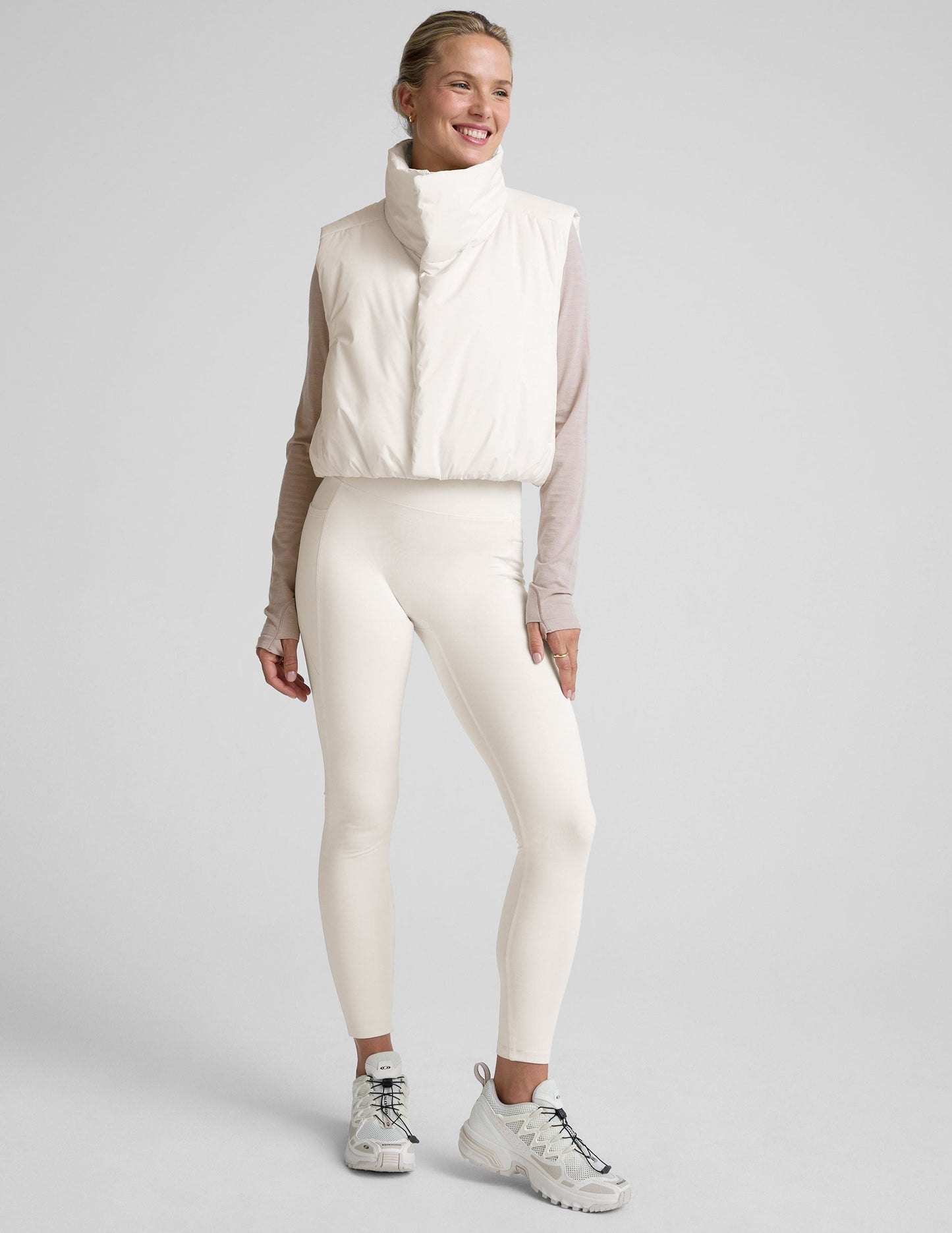 Beyond Yoga Warm Up Puffer Vest