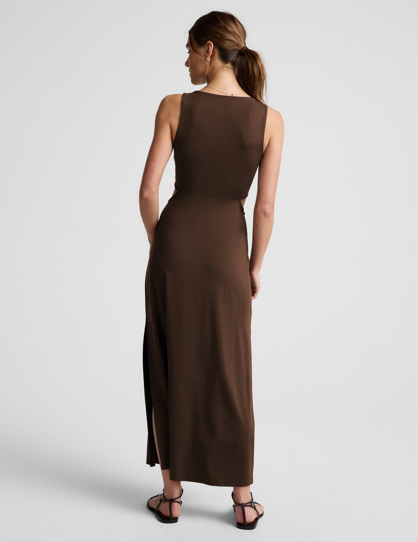 Beyond Yoga Maxi Around The World Front Twist Dress