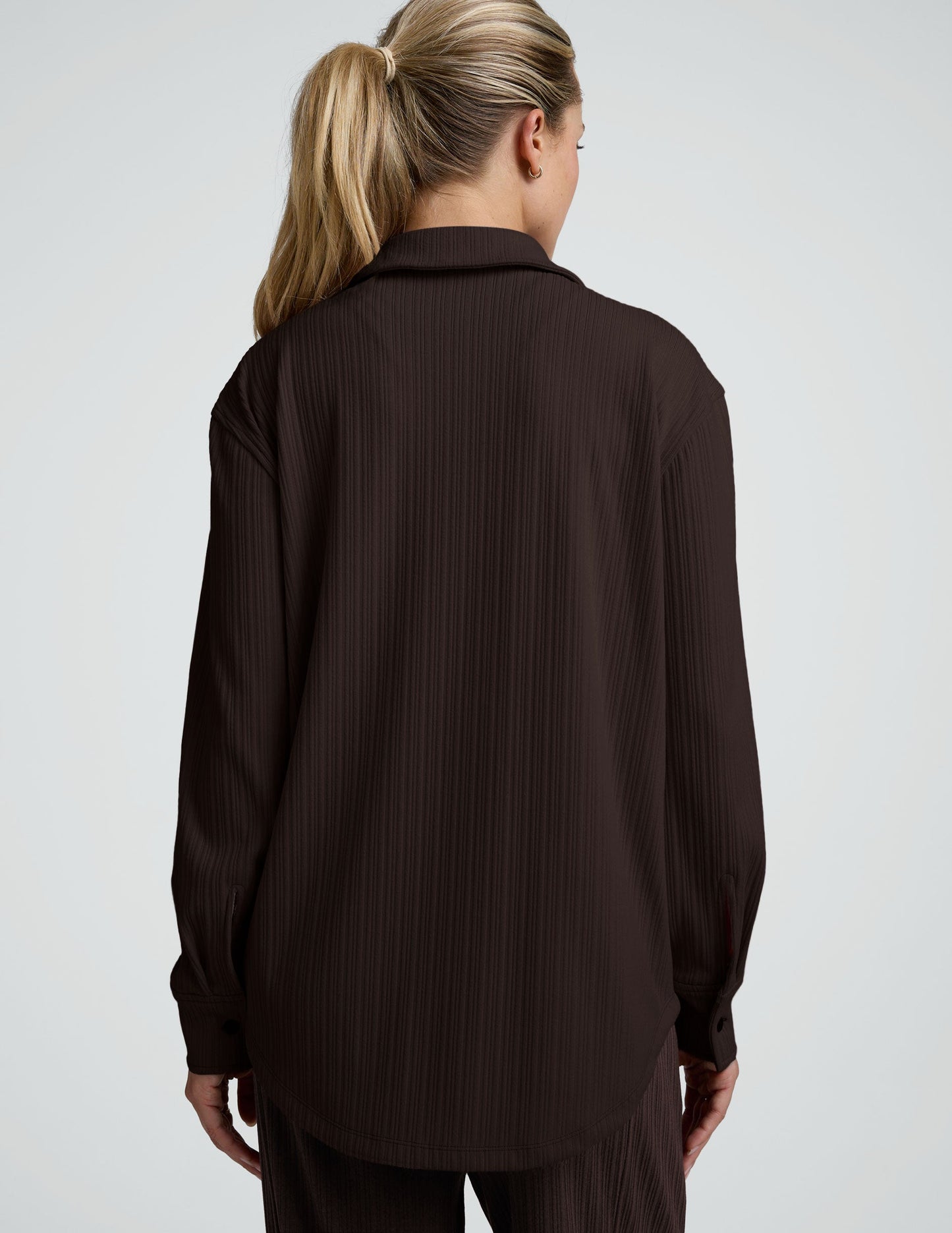 Beyond Yoga Breathe Easy Ribbed Front Shirt