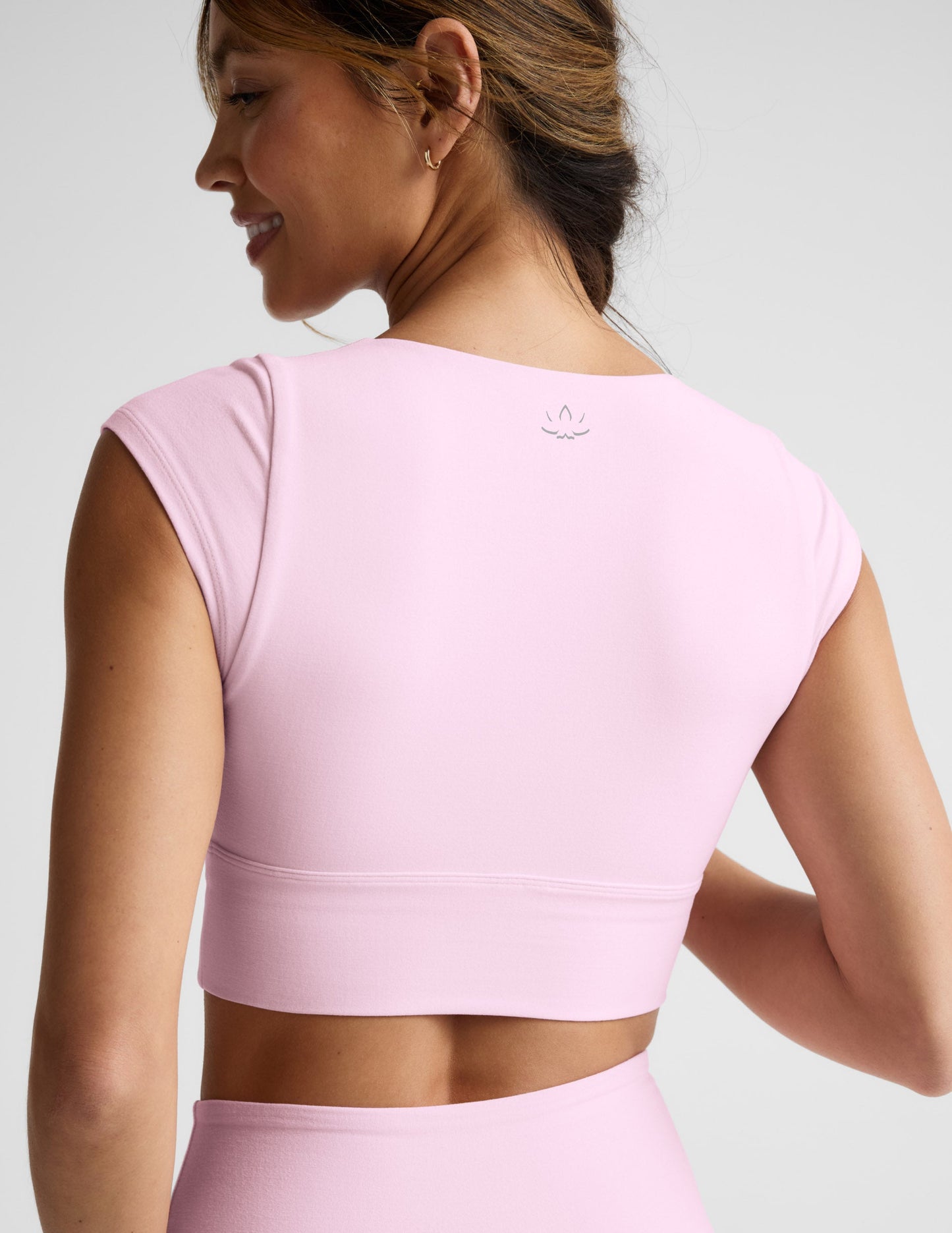 Beyond Yoga Spacedye Get It Twisted Cropped Tee