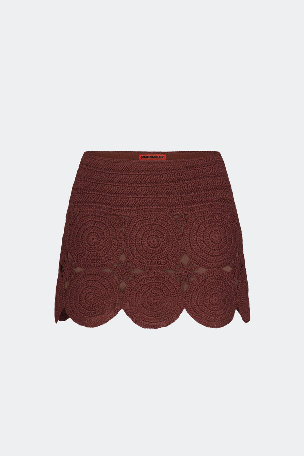 Beep Beep Mini Skirt - Choco Brown