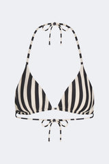 Bwai Bikini Top - Black/White Stripe