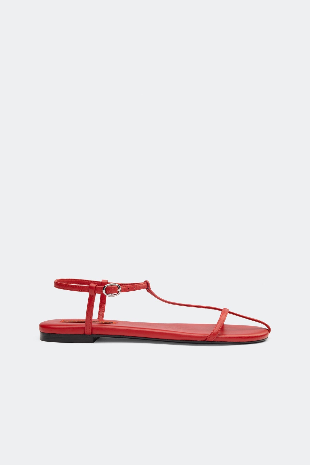Cage Flat Sandal - Lucky Red