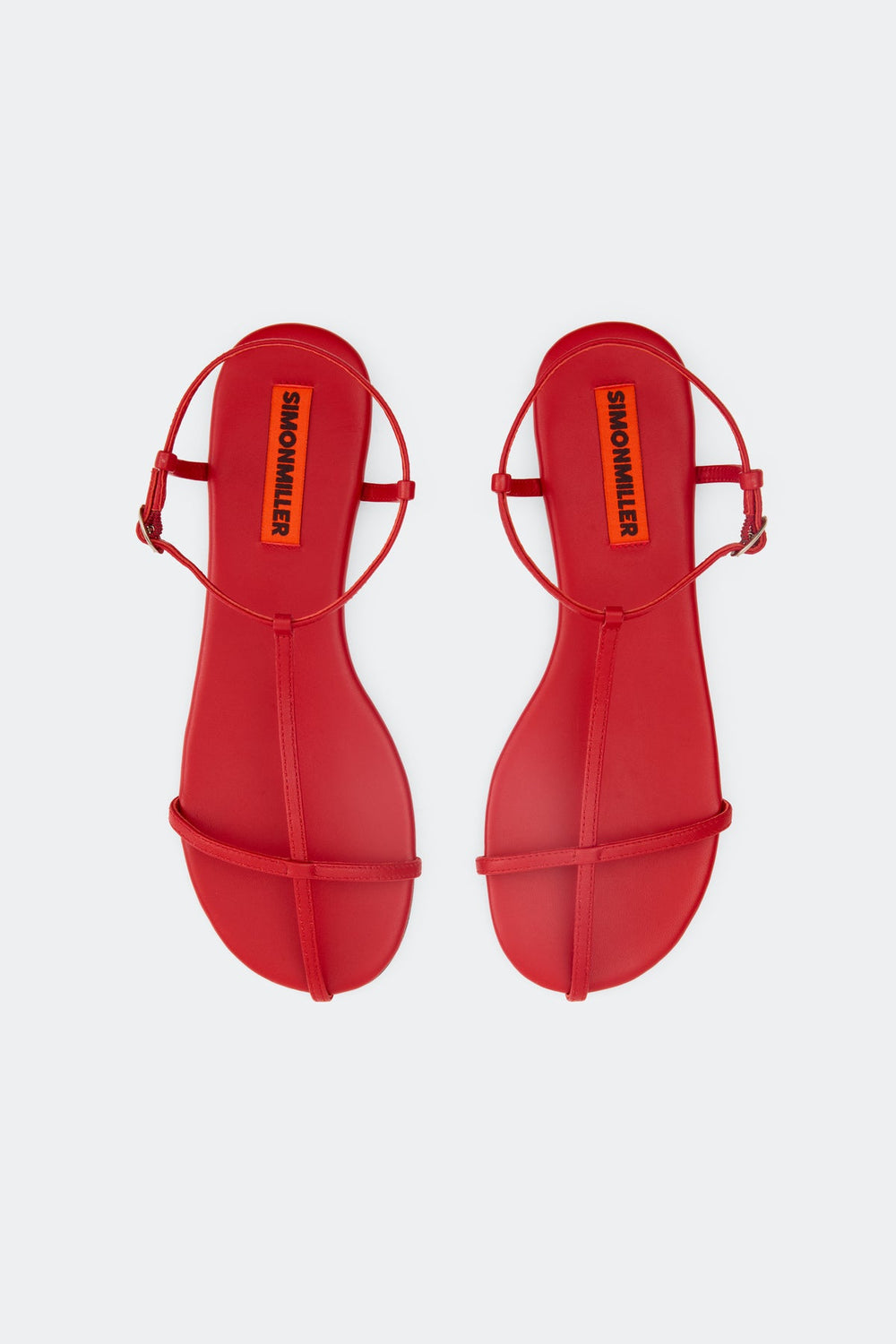 Cage Flat Sandal - Lucky Red