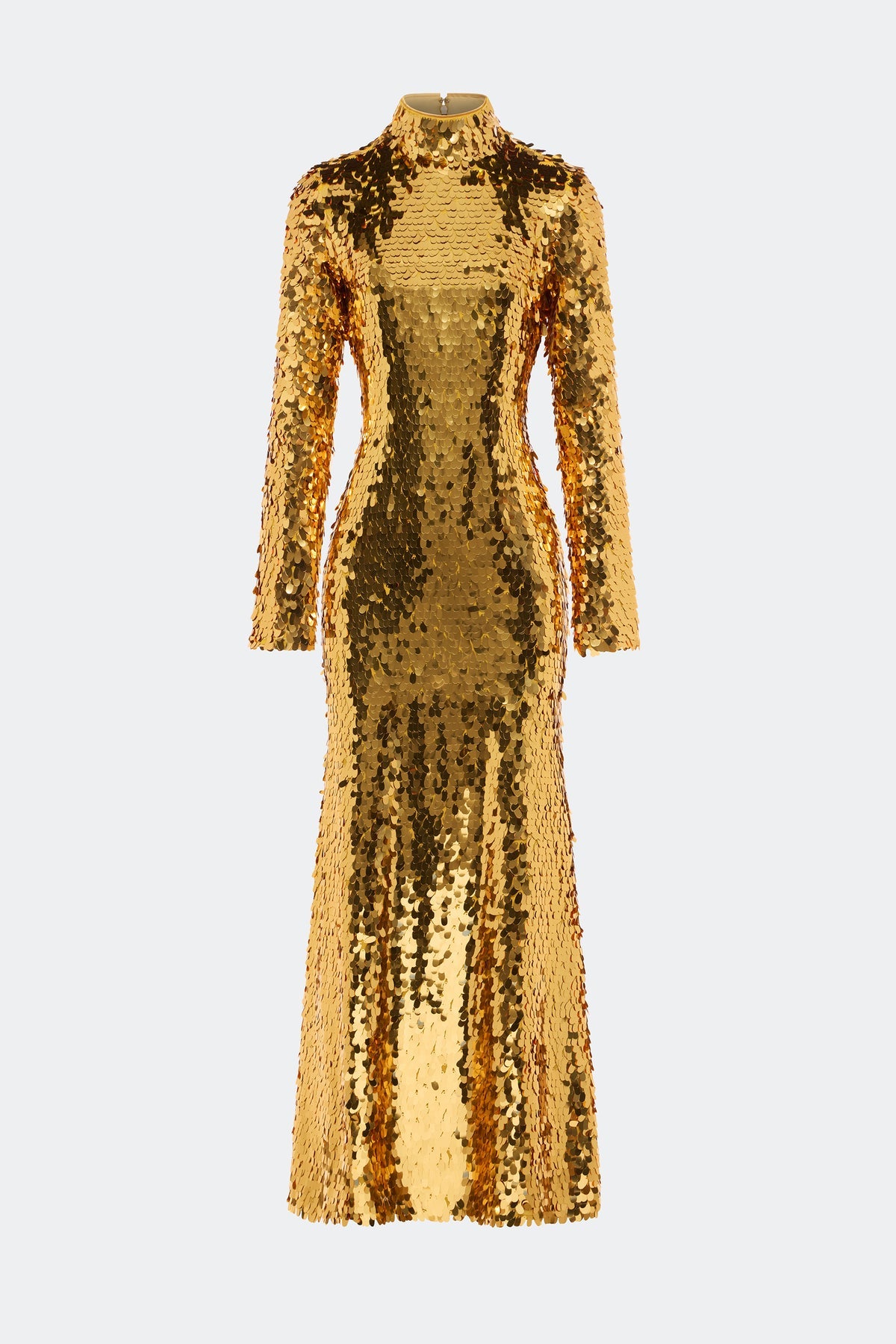 Sculpty Sequin Dress - STAR GOLD