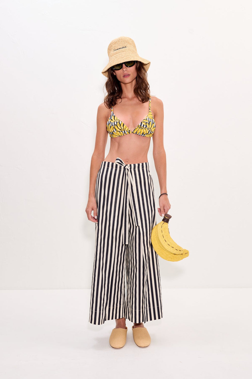 Bwai Bikini Top - Banana Stripe