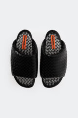 Woven Bubble Slide - BLACK