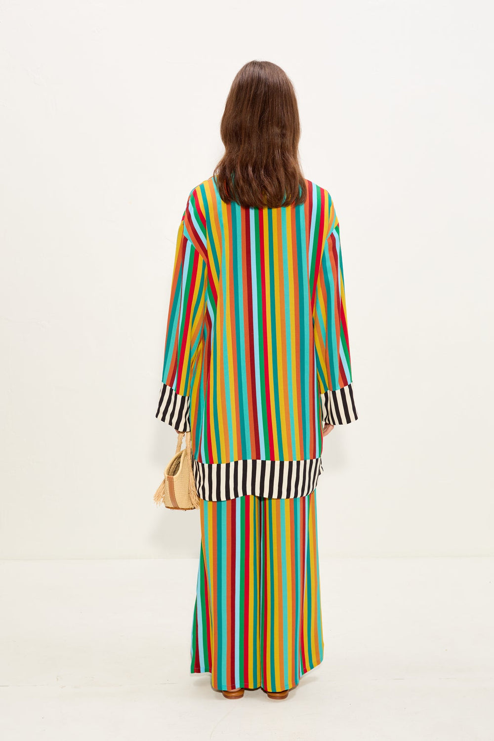 Diaz Mini Dress - Vibrant Multi Stripe