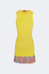 Etta Knit Dress - Chartreuse