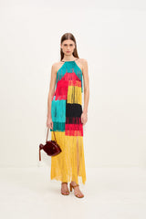 Drea Fringe Dress - Vibrant Multi Fringe
