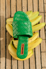 Woven Salerno Sandal - Gummy Green
