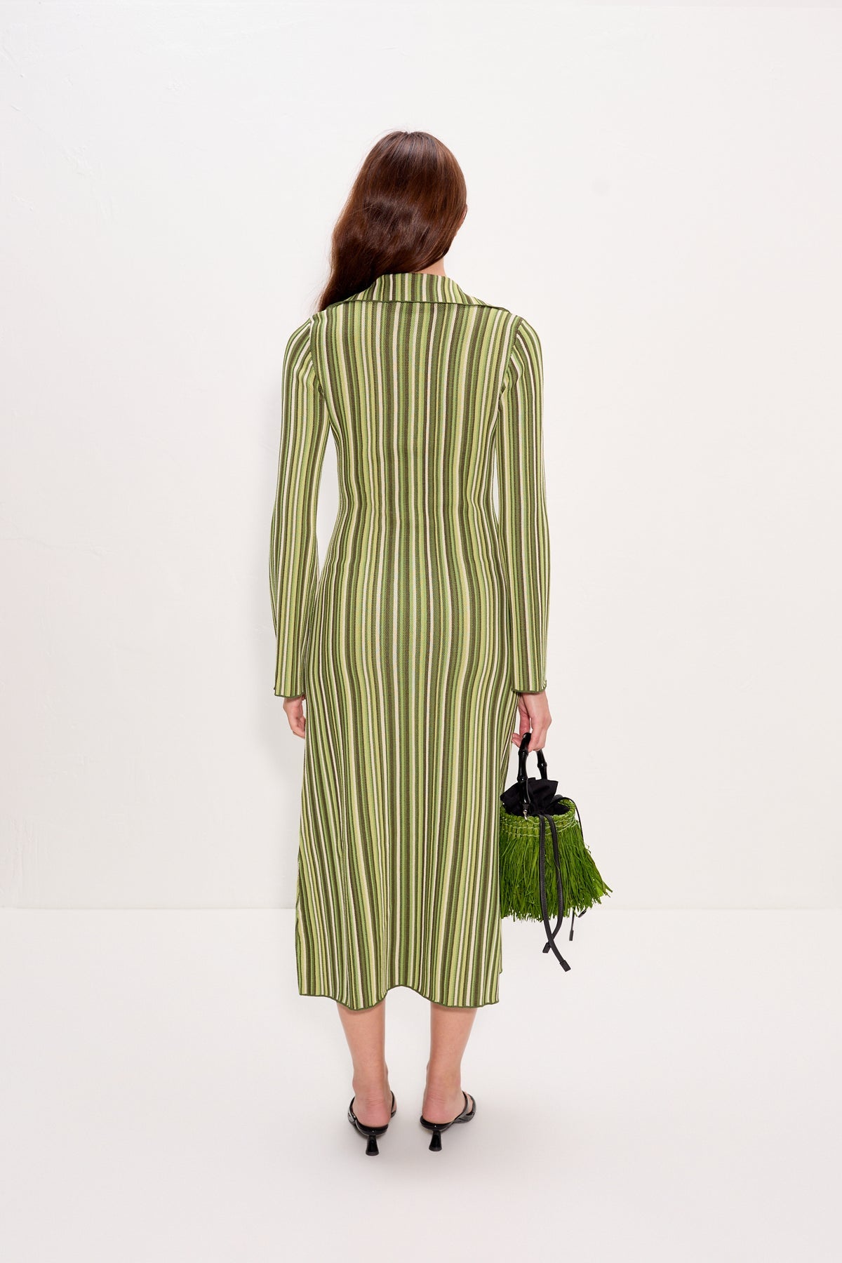 Reade Polo Dress - Landscape Multi Stripe