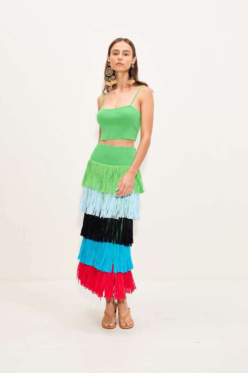 Monroe Knit Top - Grass Green
