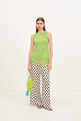 Lisel Knit Top - Lime