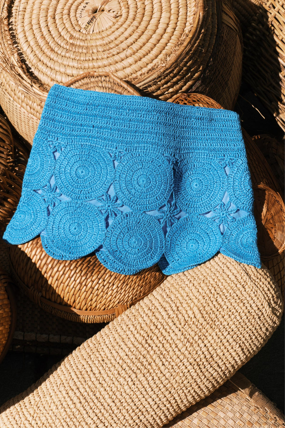 Beep Beep Mini Skirt - Adriatic Blue