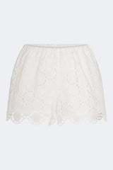 Isa Eyelet Short - Macadamia