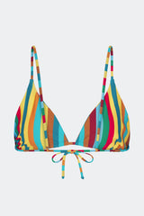Bwai Bikini Top - Vibrant Multi Stripe
