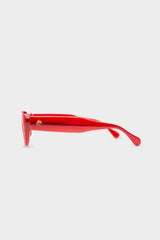 SM X DELARGE MIRAGE SUNGLASSES - MILKY RED