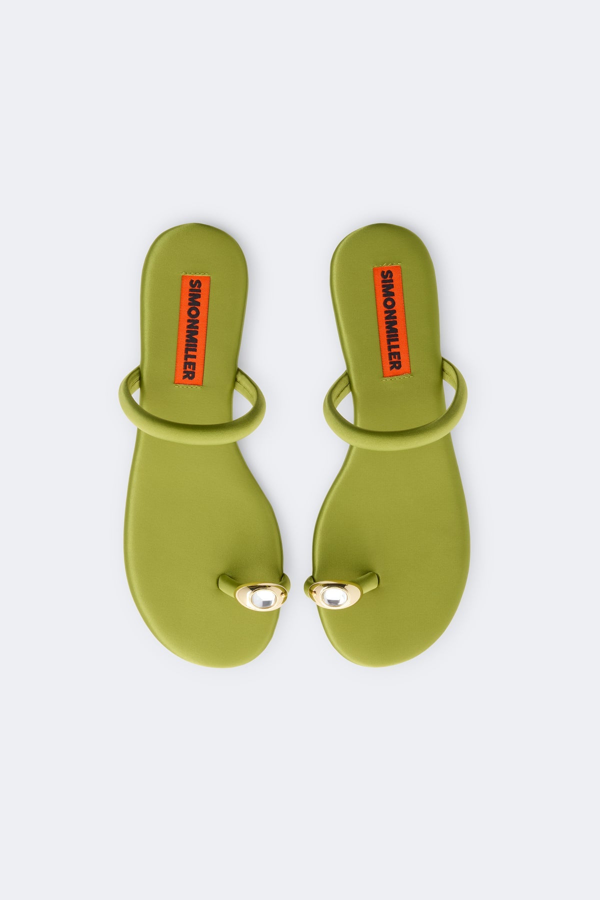 Pipe Sandal - Moss Green/Clear