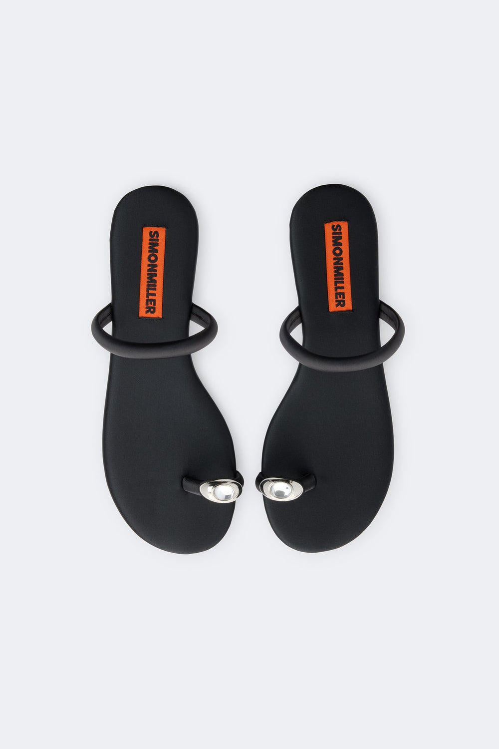 Pipe Sandal - Black/Clear