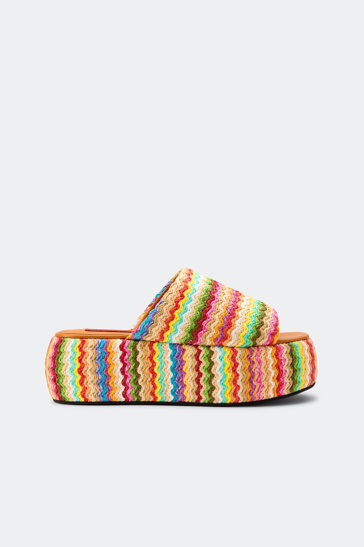 Raffia Cloudy Platform - Tropical Twist