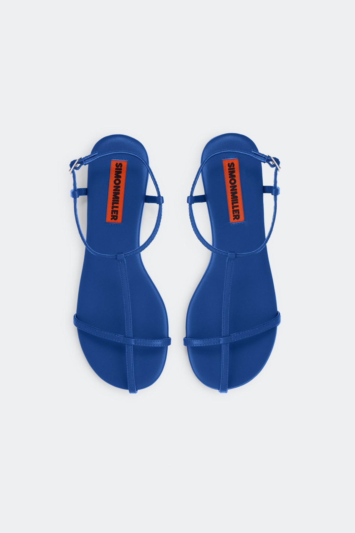 Cage Flat Sandal - Blue