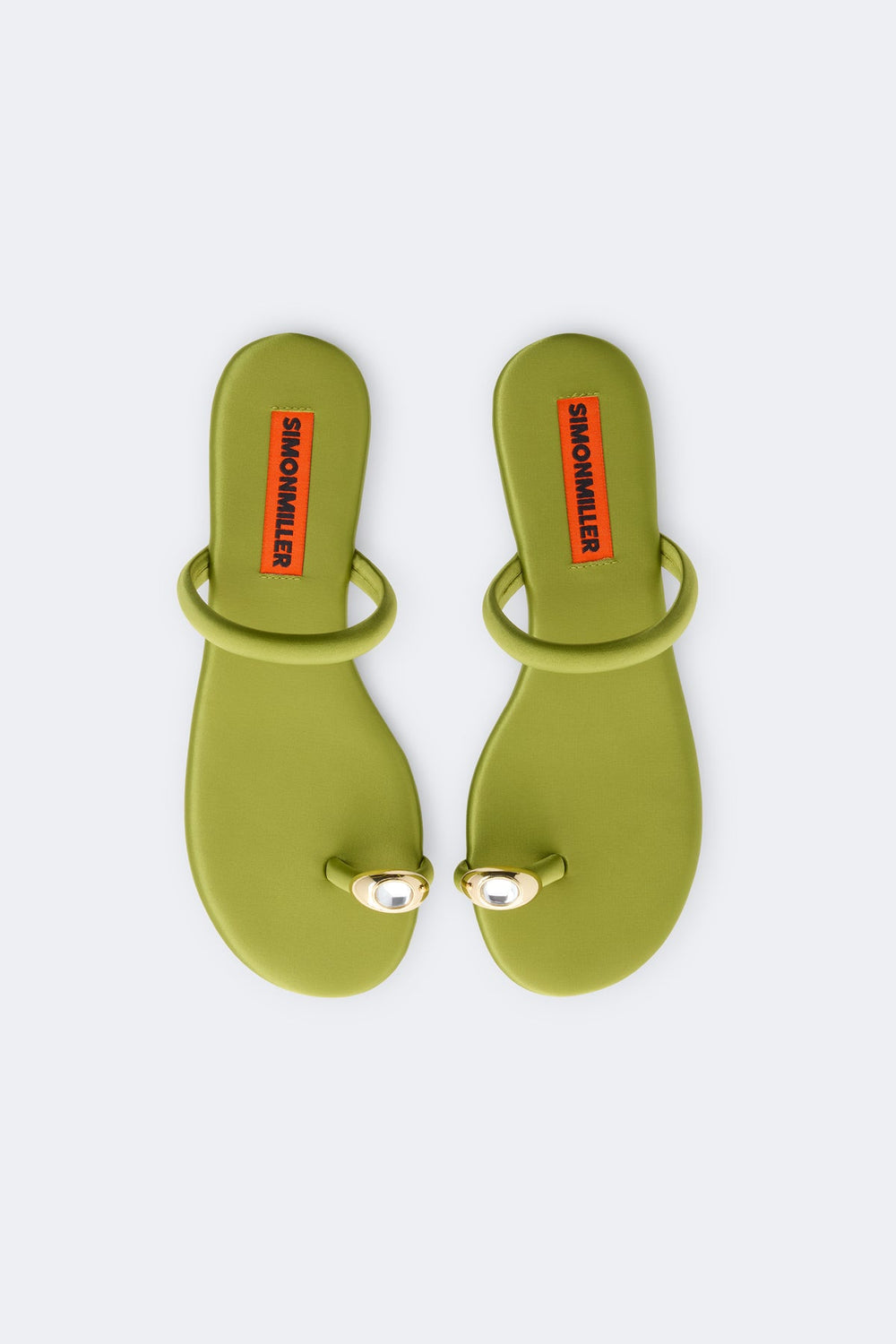 Pipe Sandal - Moss Green/Clear