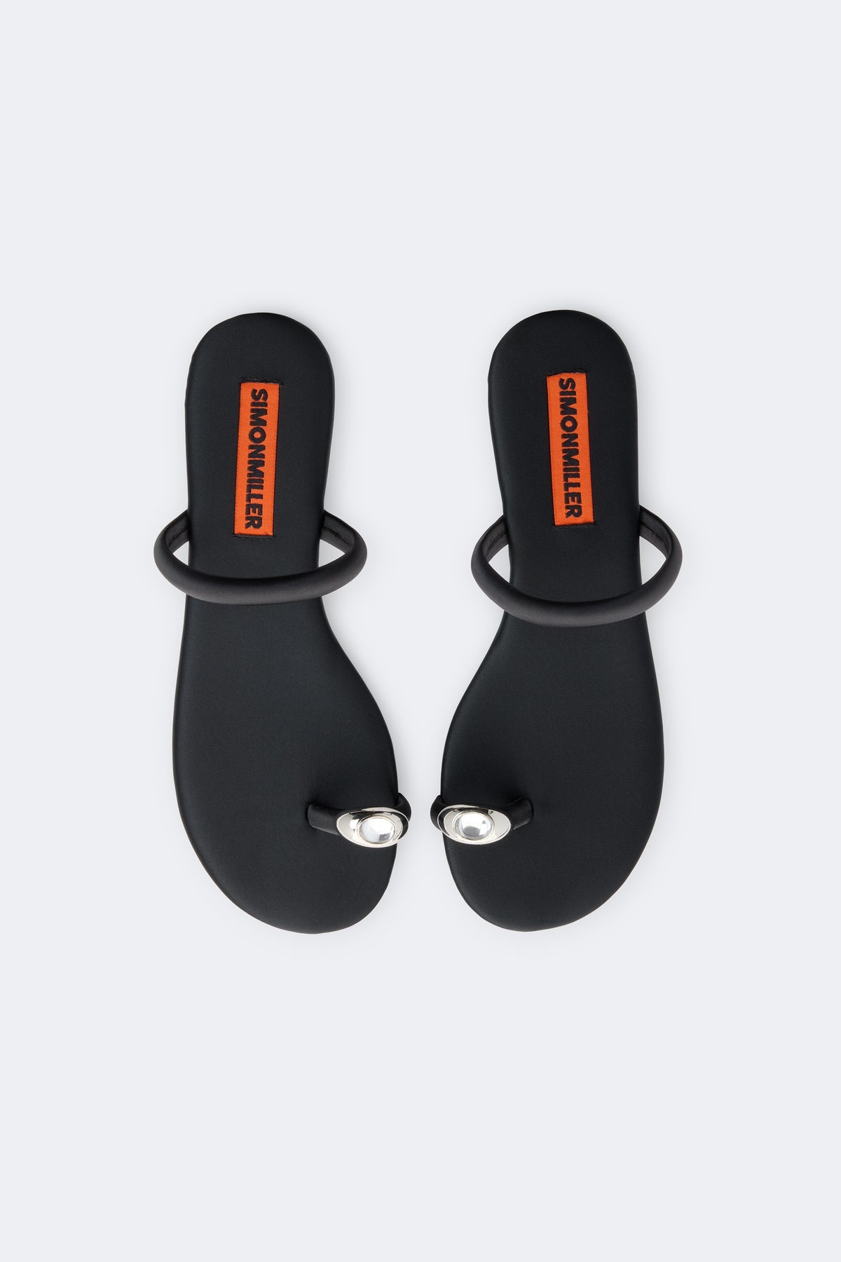 Pipe Sandal - Black/Clear