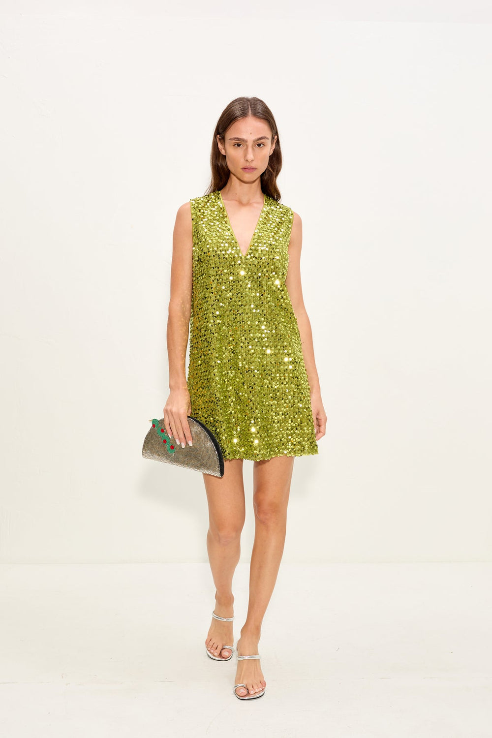 Beaded Lune Clutch - DIRTY MARTINI