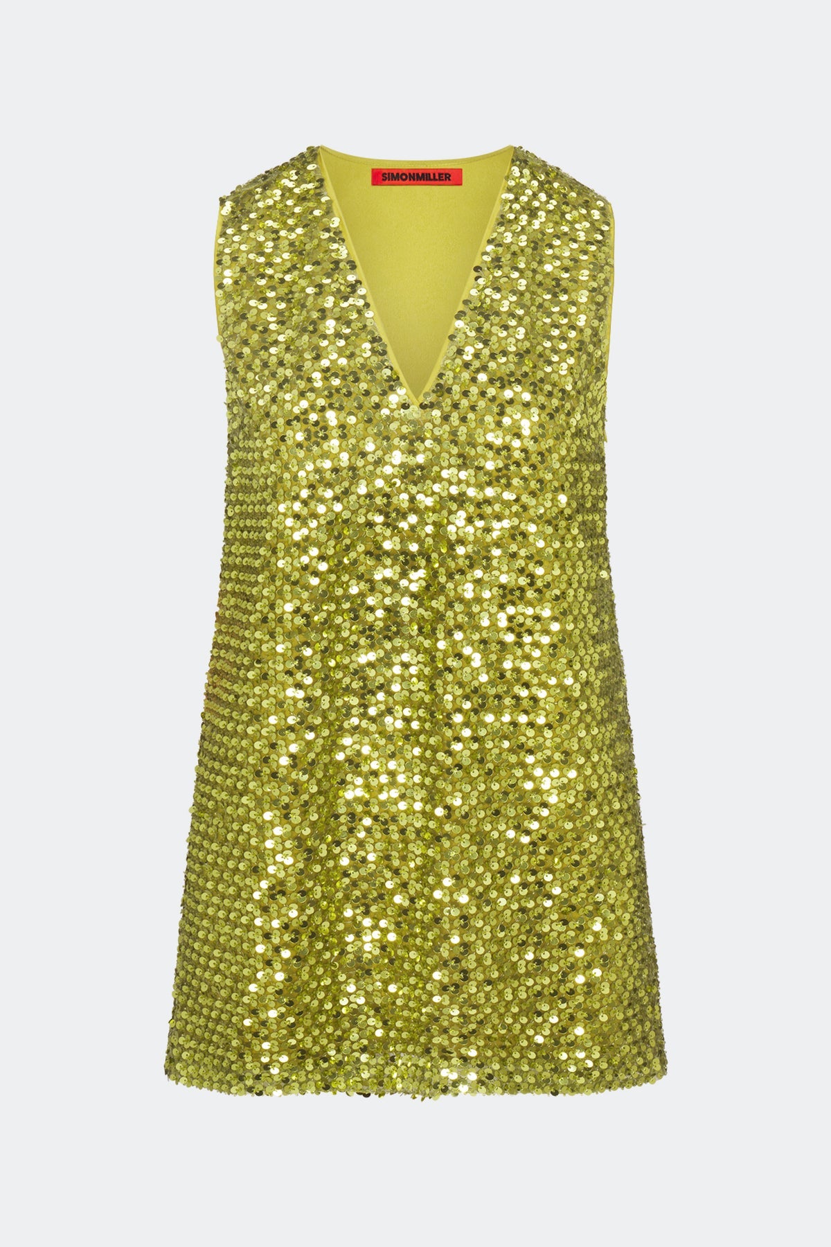 Fountain Sequin Dress - Metallic Pear