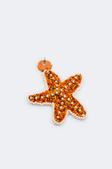 Starfish Earring - Orange Multi