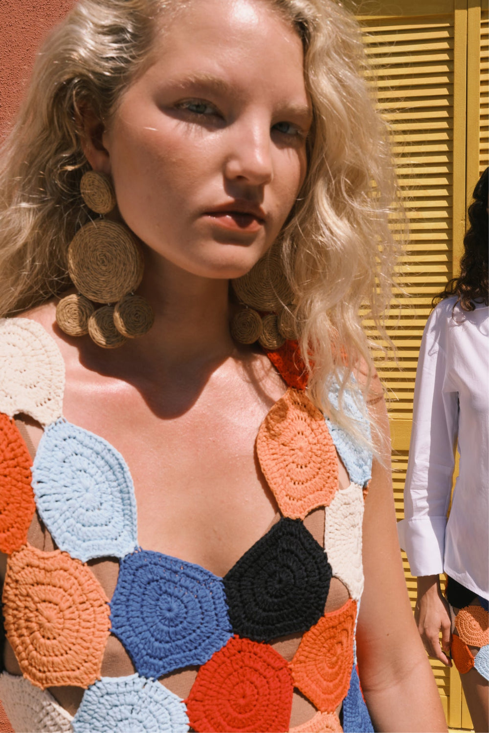 Simon Miller Raffia Deco Earring - NATURAL