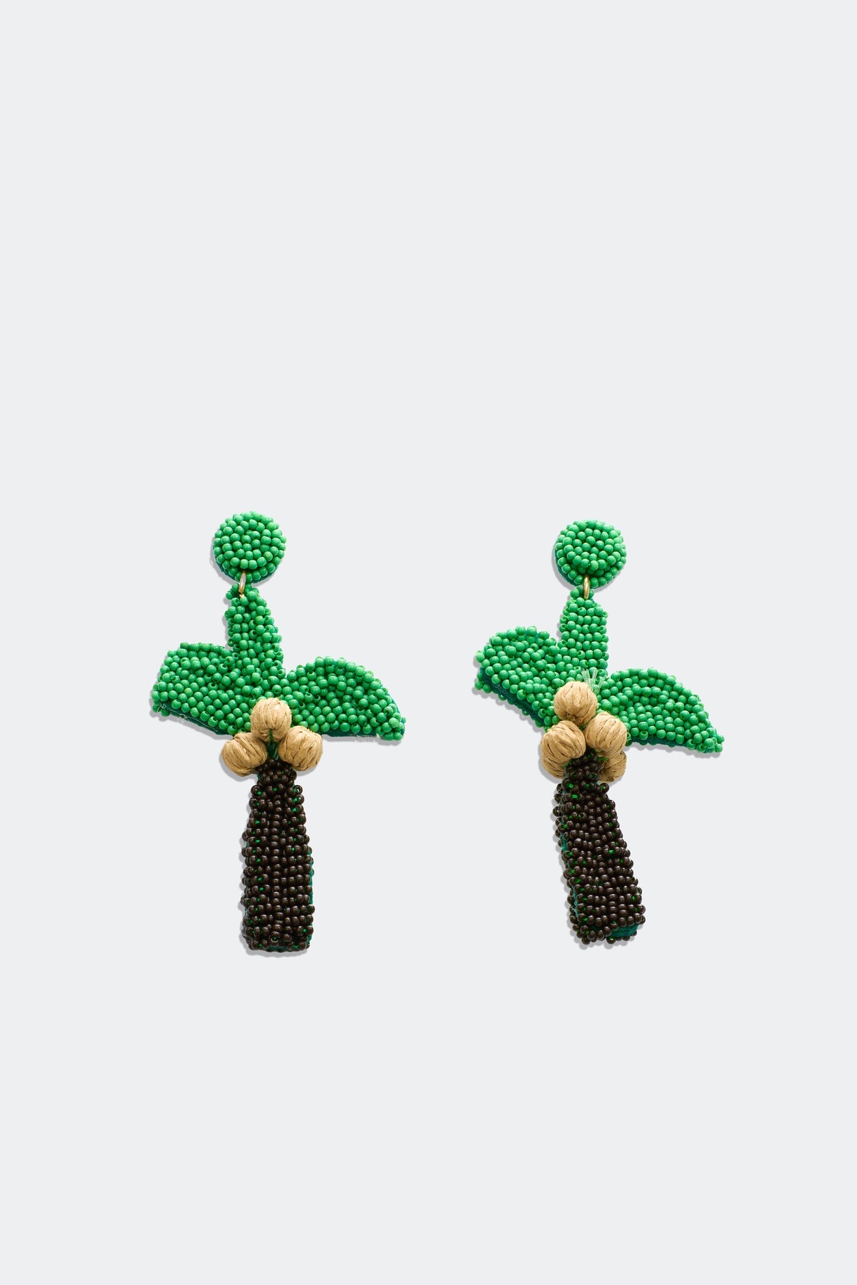 Palm Earring - Green Multi