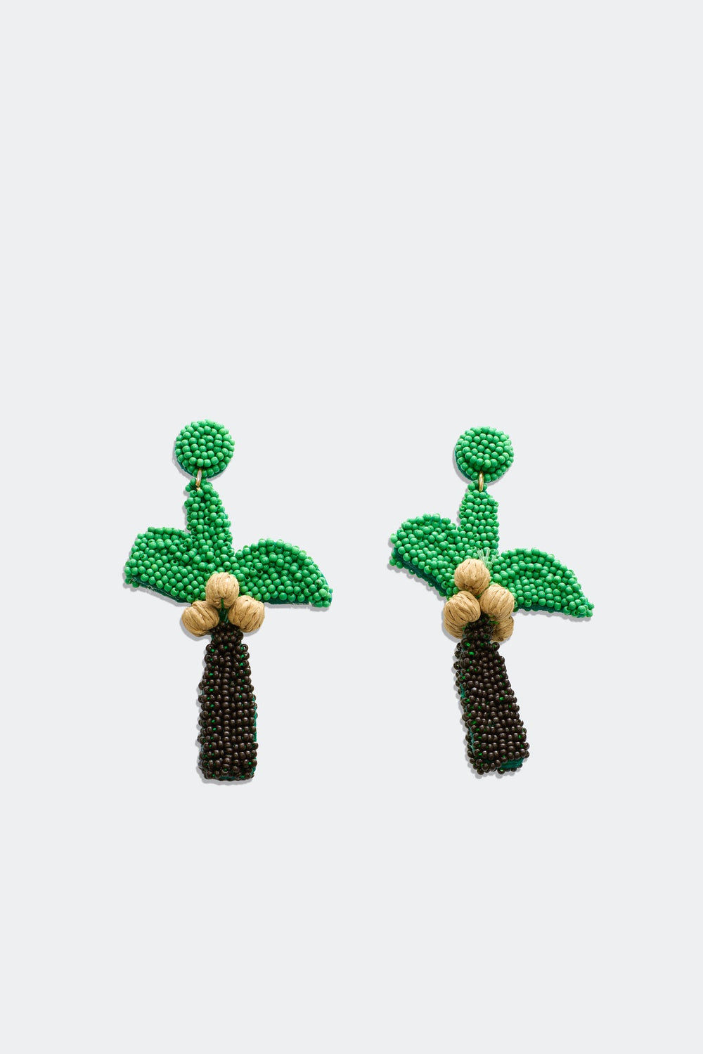 Palm Earring - Green Multi