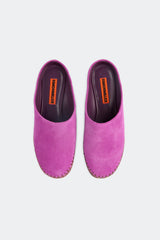 Riad Slipper - Fuchsia/Plum