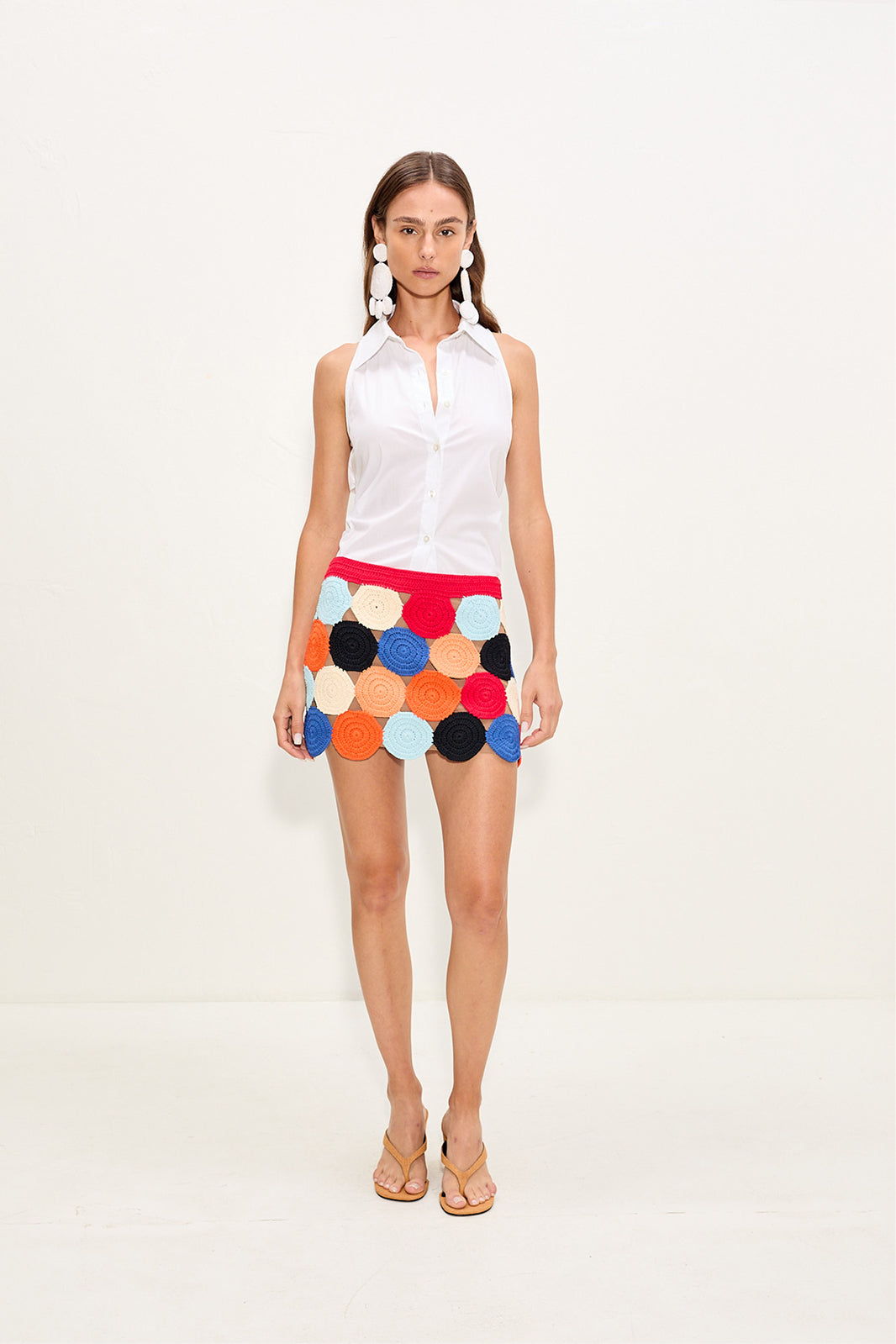 Beep Beep Mini Skirt - Confetti