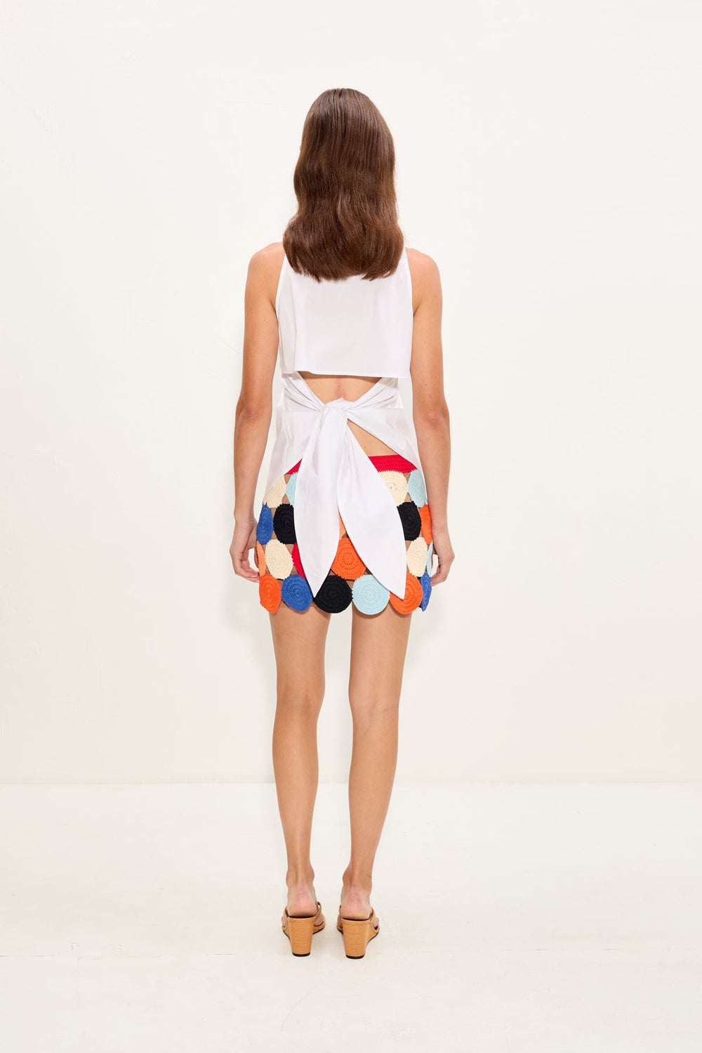Beep Beep Mini Skirt - Confetti