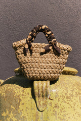 Twilly Basket Bag - Polka Dot/Natural
