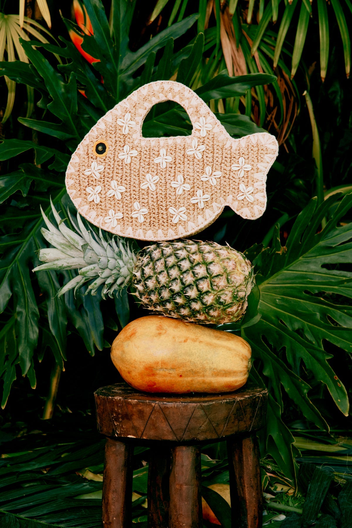 Puka Fish Bag - NATURAL