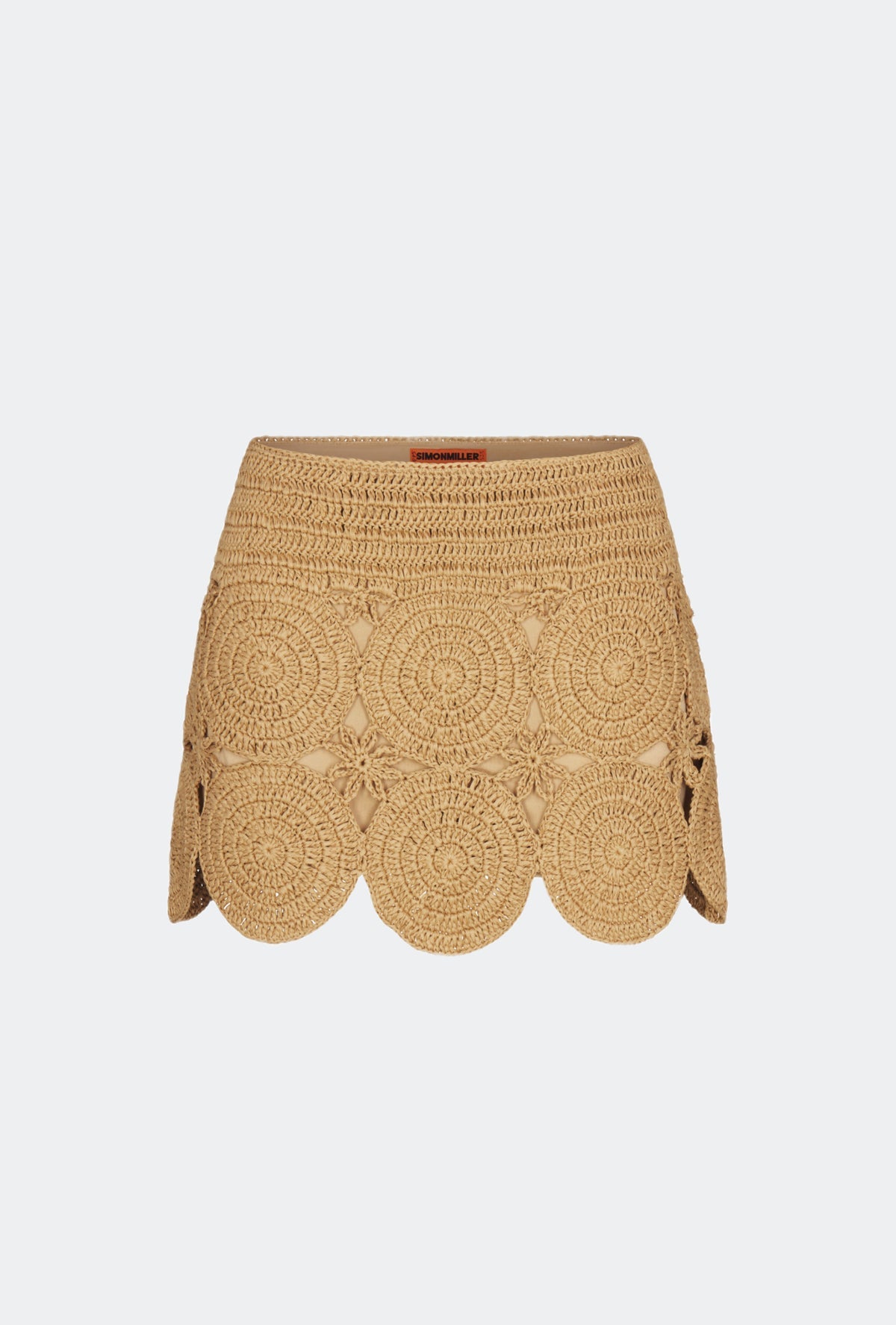 Beep Beep Mini Skirt - NATURAL