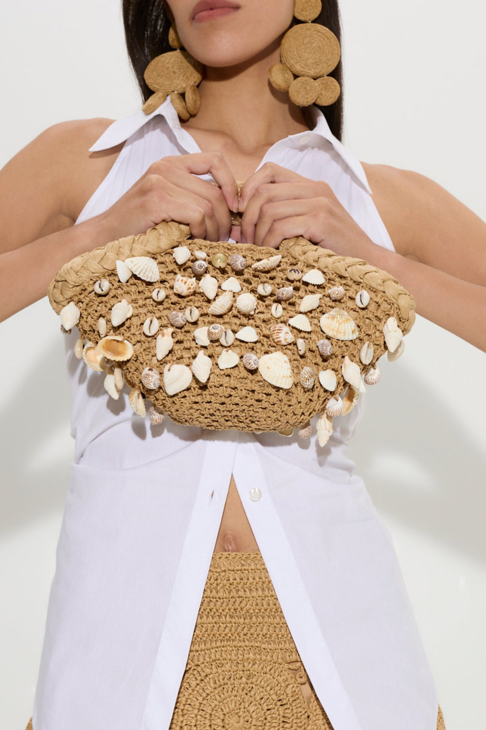 Beep Beep Mini Skirt - NATURAL
