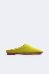Riad Slipper - Moss Green/Natural