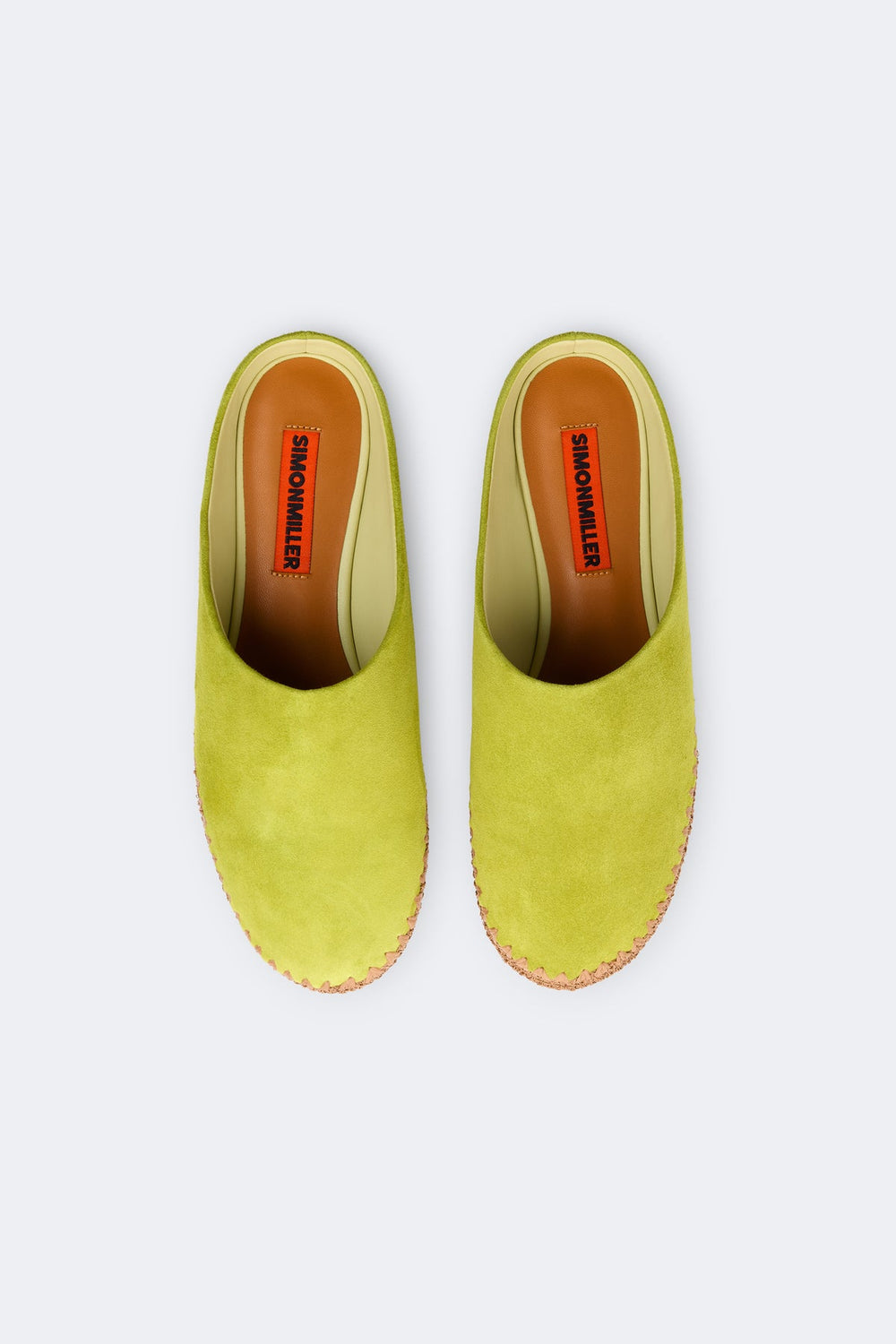 Riad Slipper - Moss Green/Natural