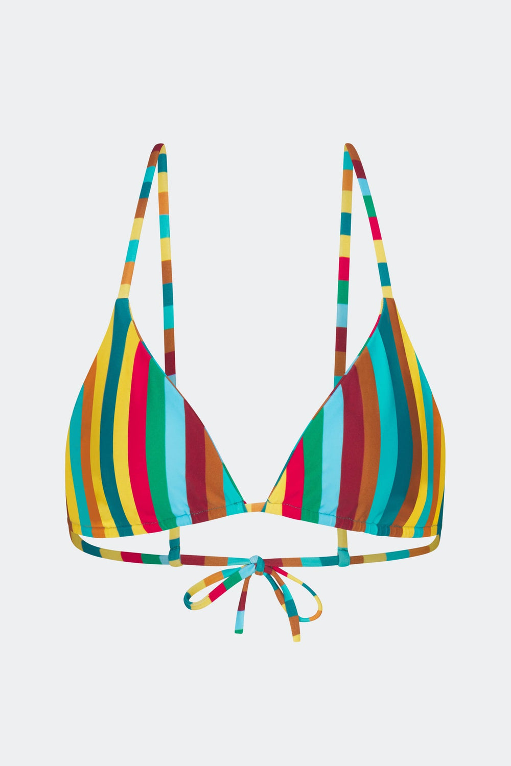 Bwai Bikini Top - Vibrant Multi Stripe